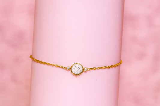 Mira argent plaqué or jaune 1µ