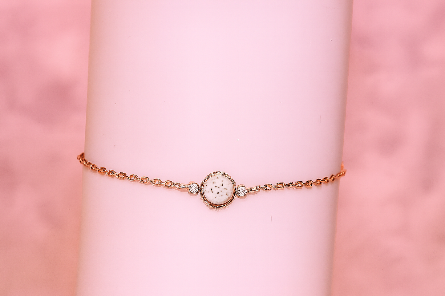 Mira argent plaqué or rose 1µ