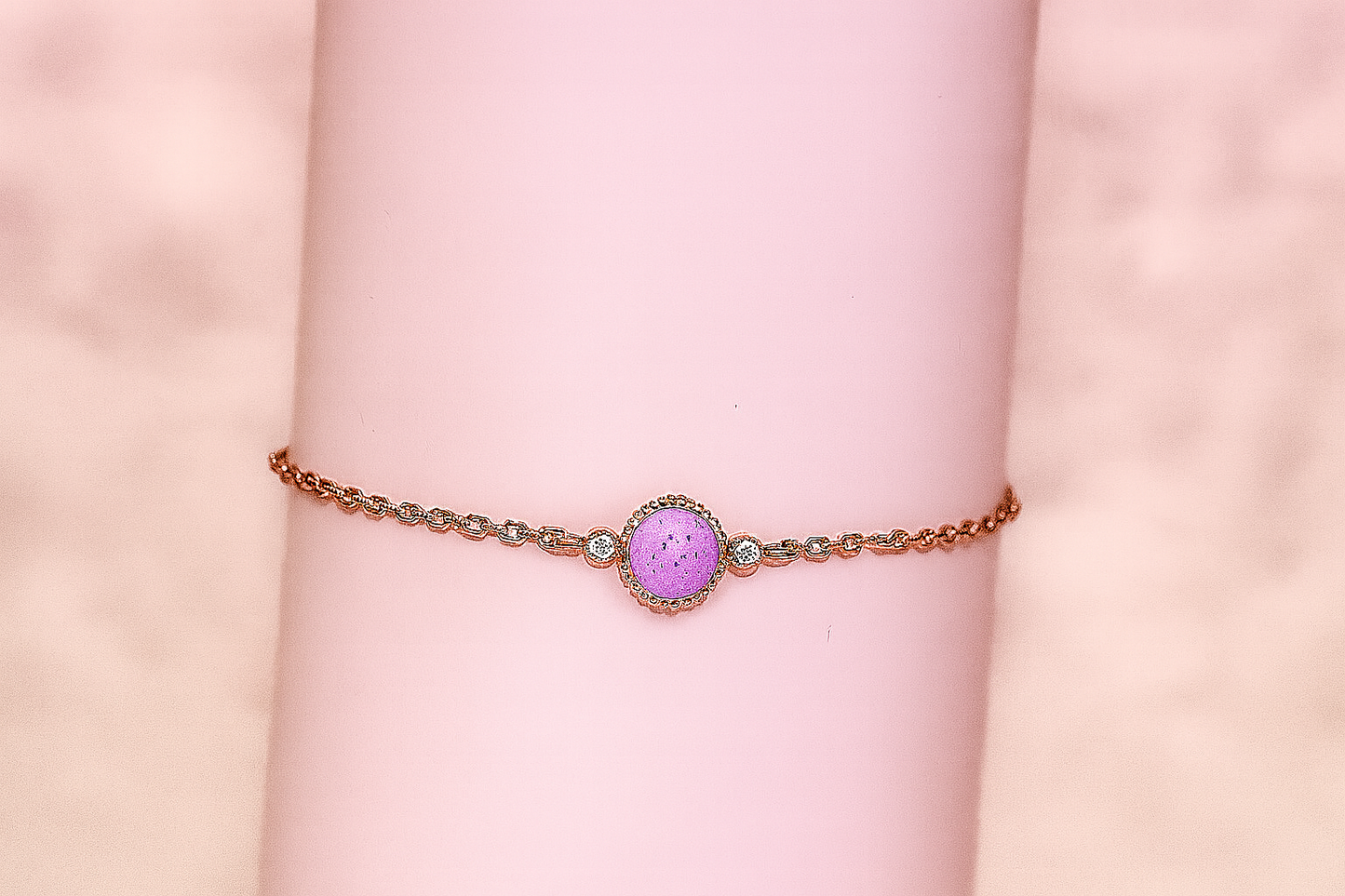 Mira argent plaqué or rose 1µ