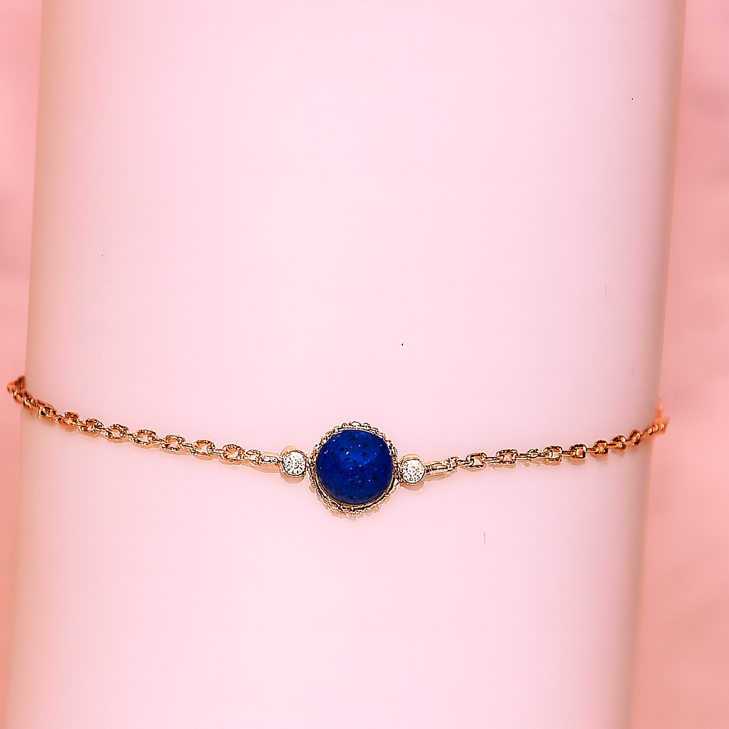 Mira argent plaqué or rose 1µ