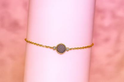 Mira argent plaqué or jaune 1µ