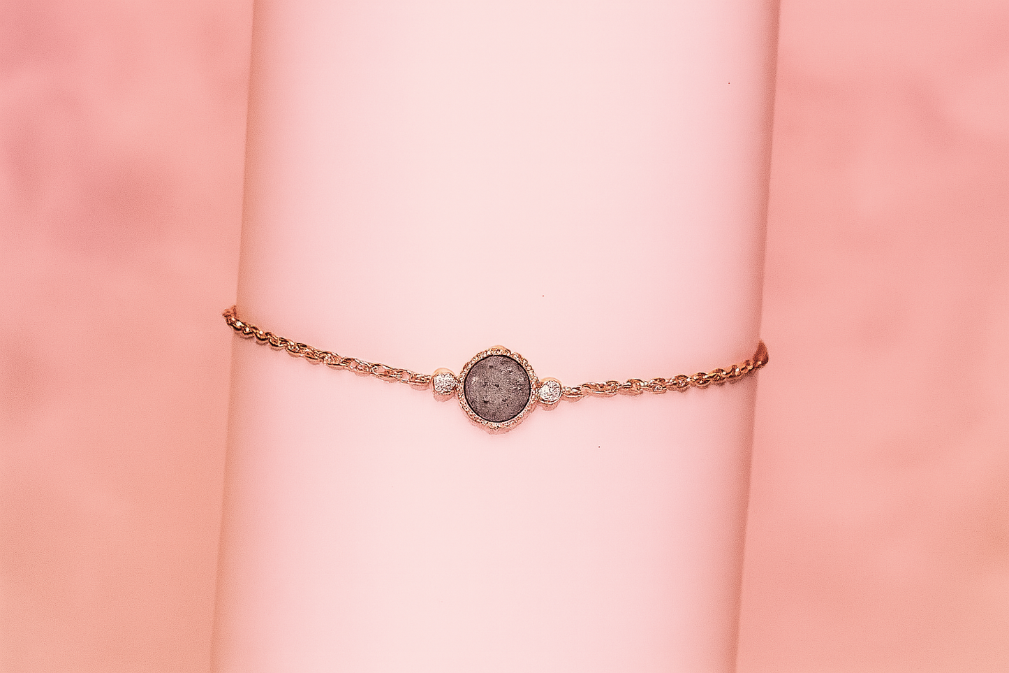Mira argent plaqué or rose 1µ