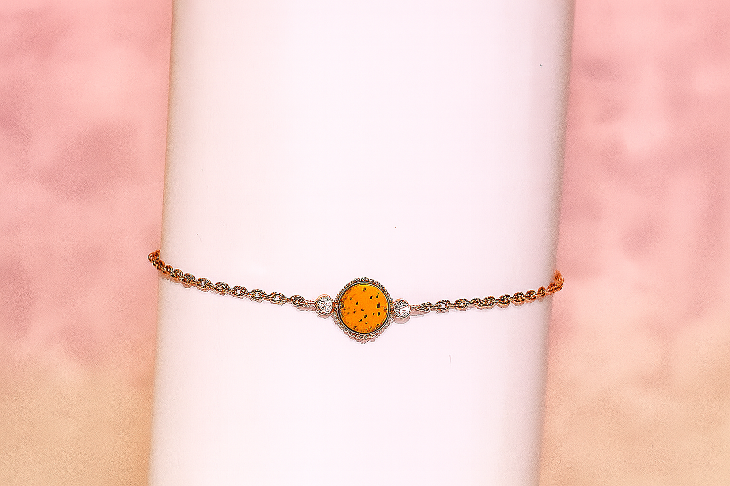 Mira argent plaqué or rose 1µ