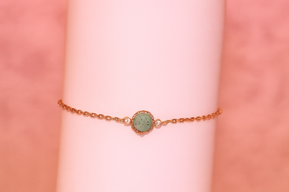 Mira argent plaqué or rose 1µ