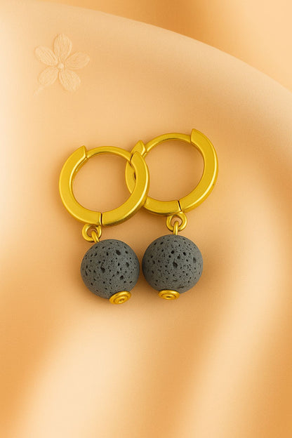 Boucles d'oreilles Soléia - Argent  Plaqué Or jaune 3μ