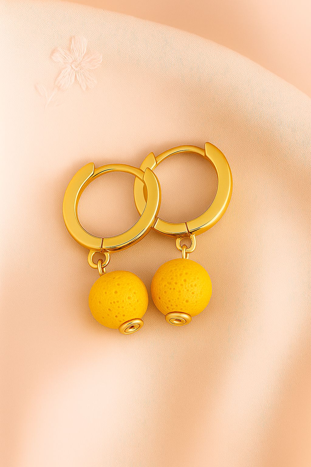 Boucles d'oreilles Soléia - Argent  Plaqué Or jaune 3μ