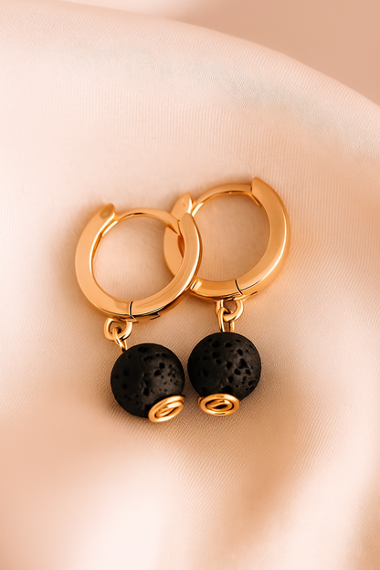 Boucles d'oreilles Soléia - Argent  Plaqué Or rose 3μ