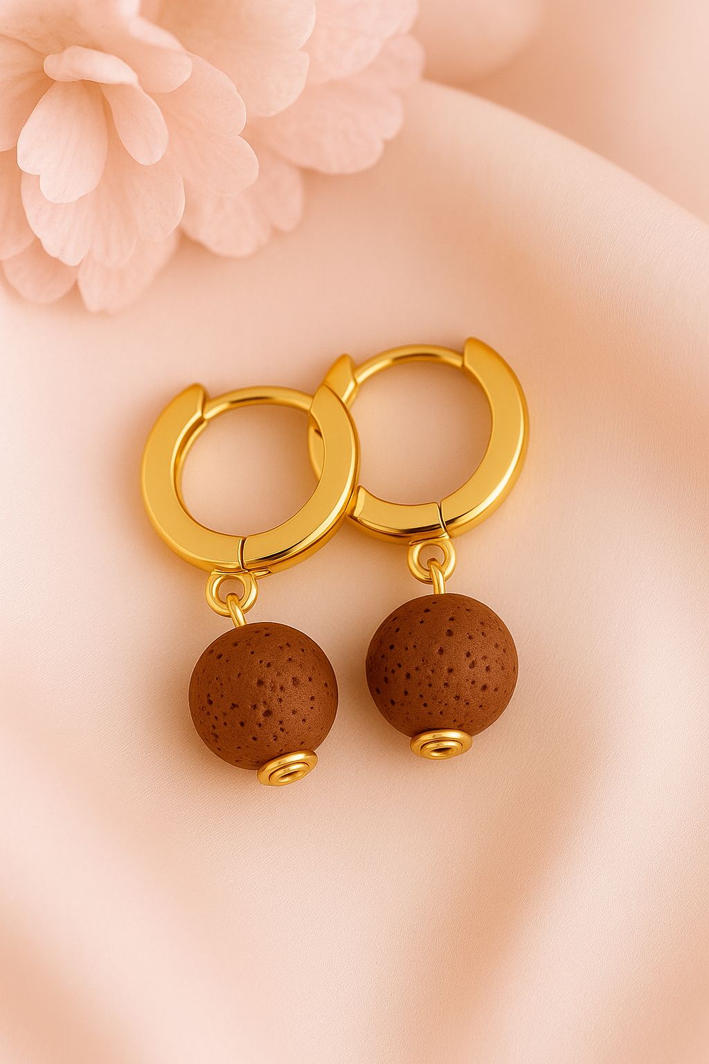 Boucles d'oreilles Soléia - Argent  Plaqué Or jaune 3μ