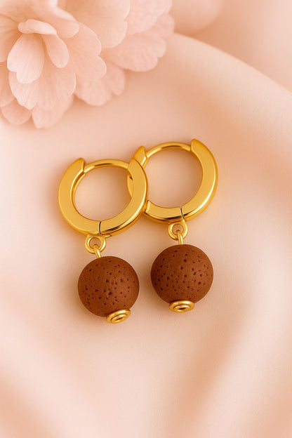 Boucles d'oreilles Soléia - Argent  Plaqué Or jaune 3μ
