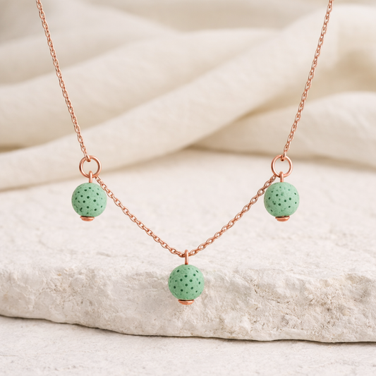 Trinity argent plaqué or rose 3µ