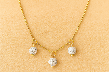 Trinity argent plaqué or jaune 3µ