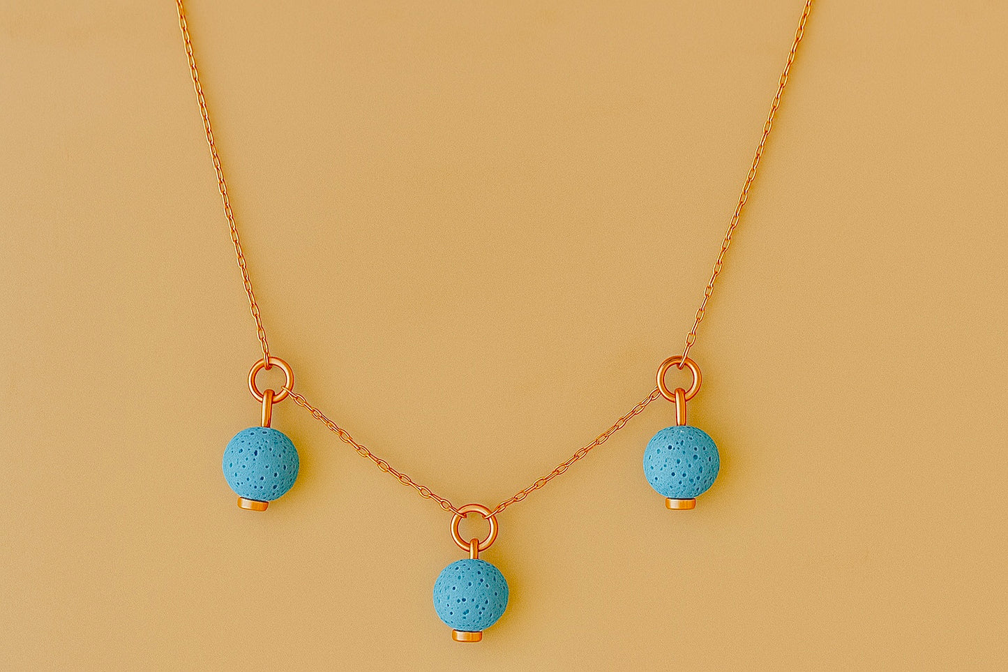 Trinity argent plaqué or rose 3µ