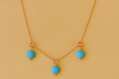 Trinity argent plaqué or rose 3µ