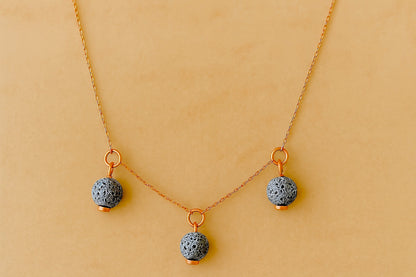 Trinity argent plaqué or rose 3µ