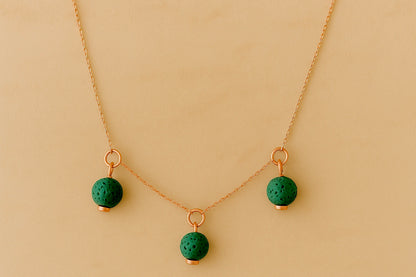Trinity argent plaqué or rose 3µ