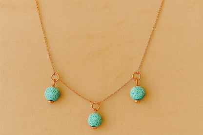 Trinity argent plaqué or rose 3µ