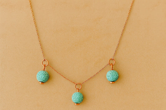Trinity argent plaqué or rose 3µ